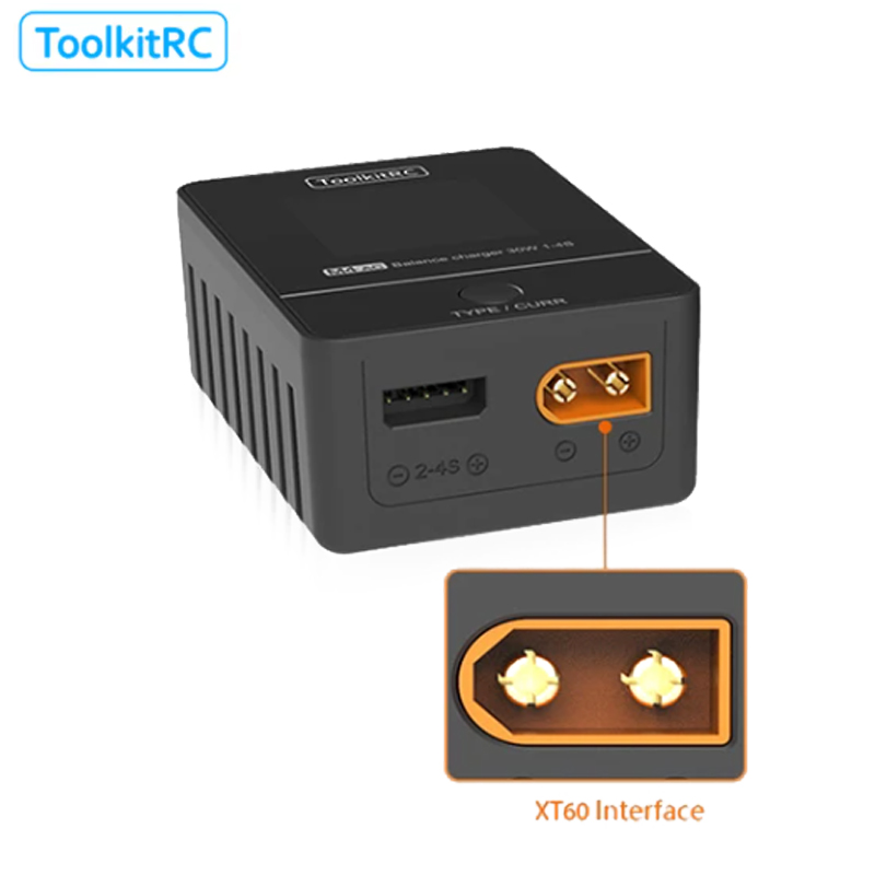 ToolkitRC M4AC 30W LCD Screen  - Drone Racing Charger ulasan dan harga