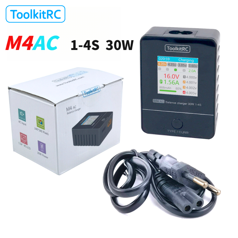 ToolkitRC M4AC 1-4S Lipo LiHV  - Drone Racing Charger ulasan dan harga