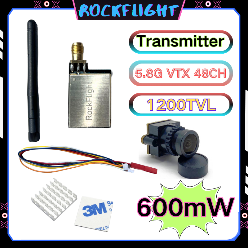 5.8GHz 48CH launcher 600mW Vid - Drone Racing Camera ulasan dan harga