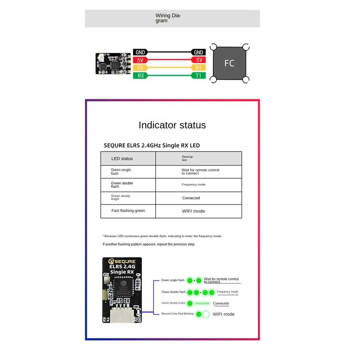 A56G-SEQURE ELRS 2.4GHz Single - Drone Racing Charger ulasan dan harga