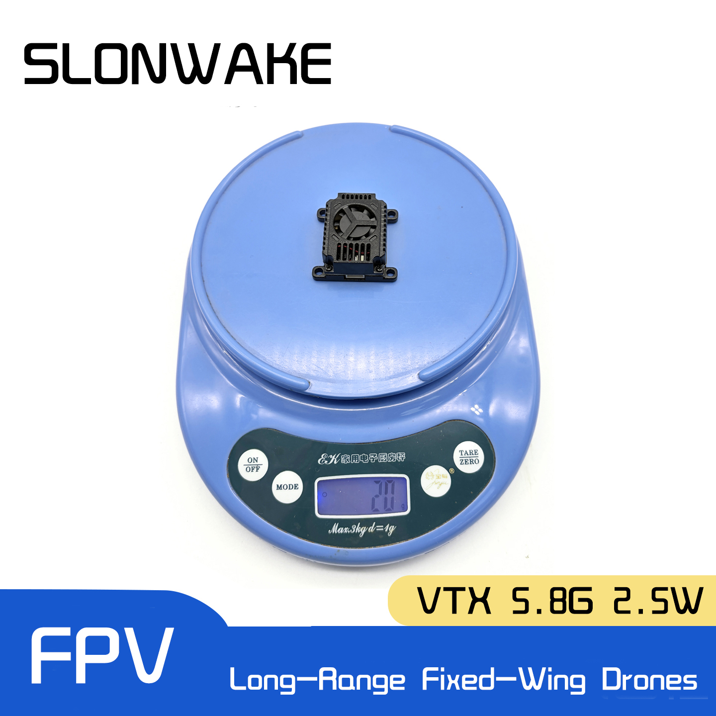 SLONWAKE 5.8G 48CH FPV Transmi - Drone Racing Transmitter ulasan dan harga