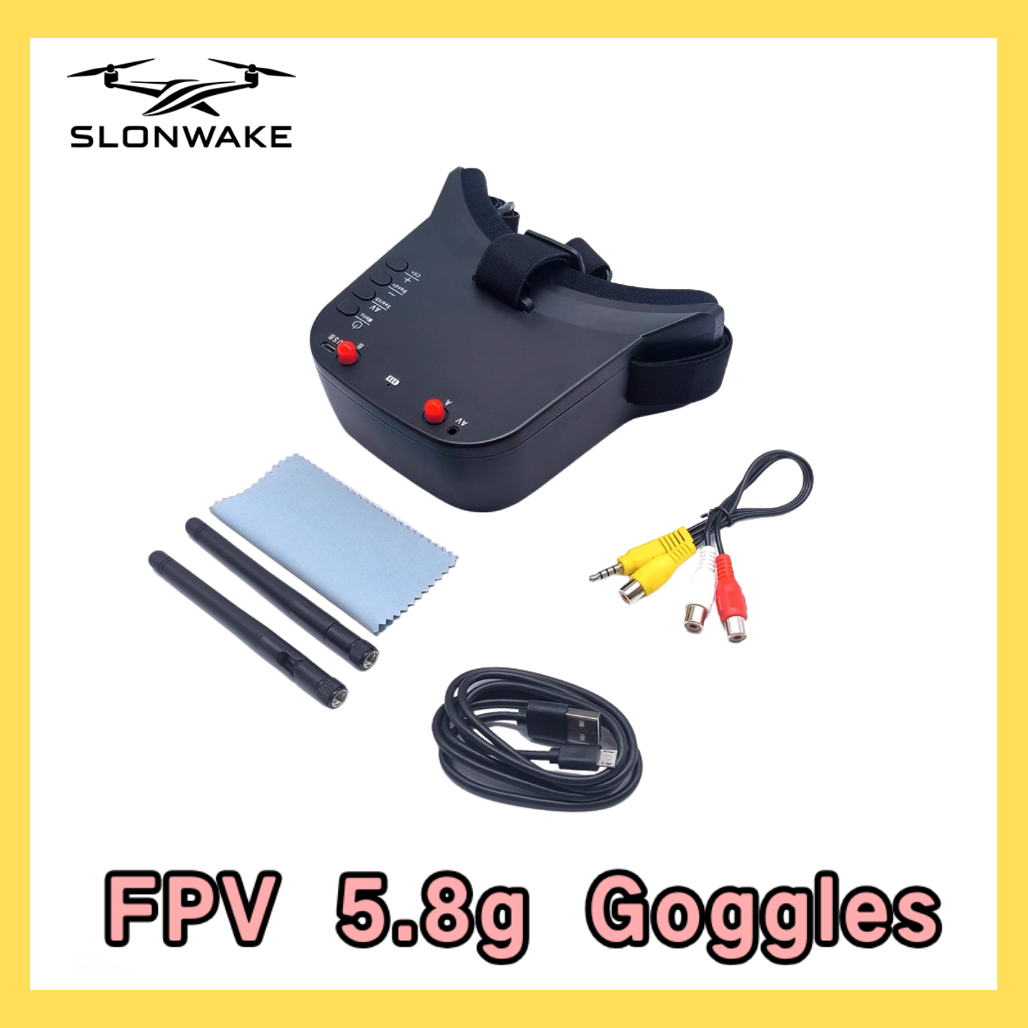SLONWAKE 5.8G 48CH FPV 400mw V - Drone Racing Camera ulasan dan harga