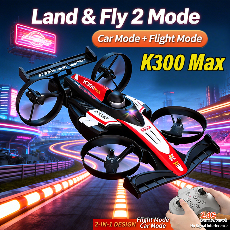 Mini RC Flying Car Transformab - Drone Racing Flight Controller ulasan dan harga