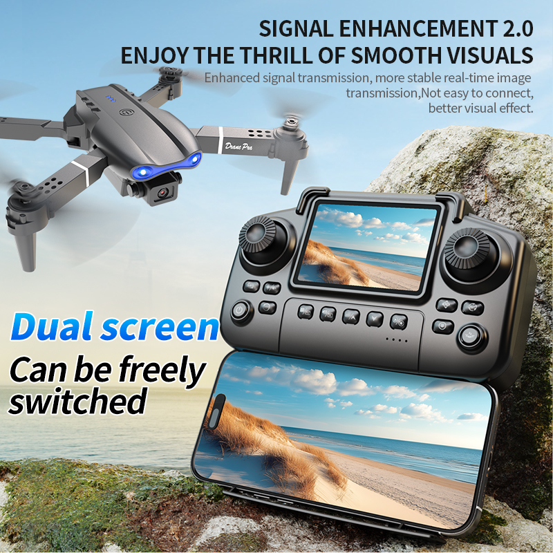 E99 PRO Drone Screen Control A - Drone Racing Camera ulasan dan harga